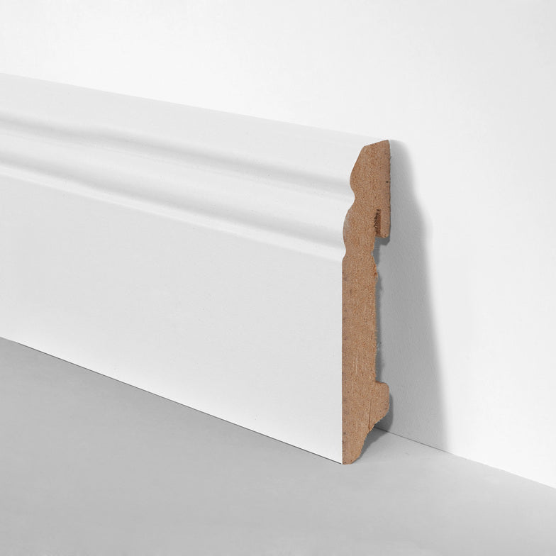 MDF Sockelleiste Hamburger Profil - 90 mm