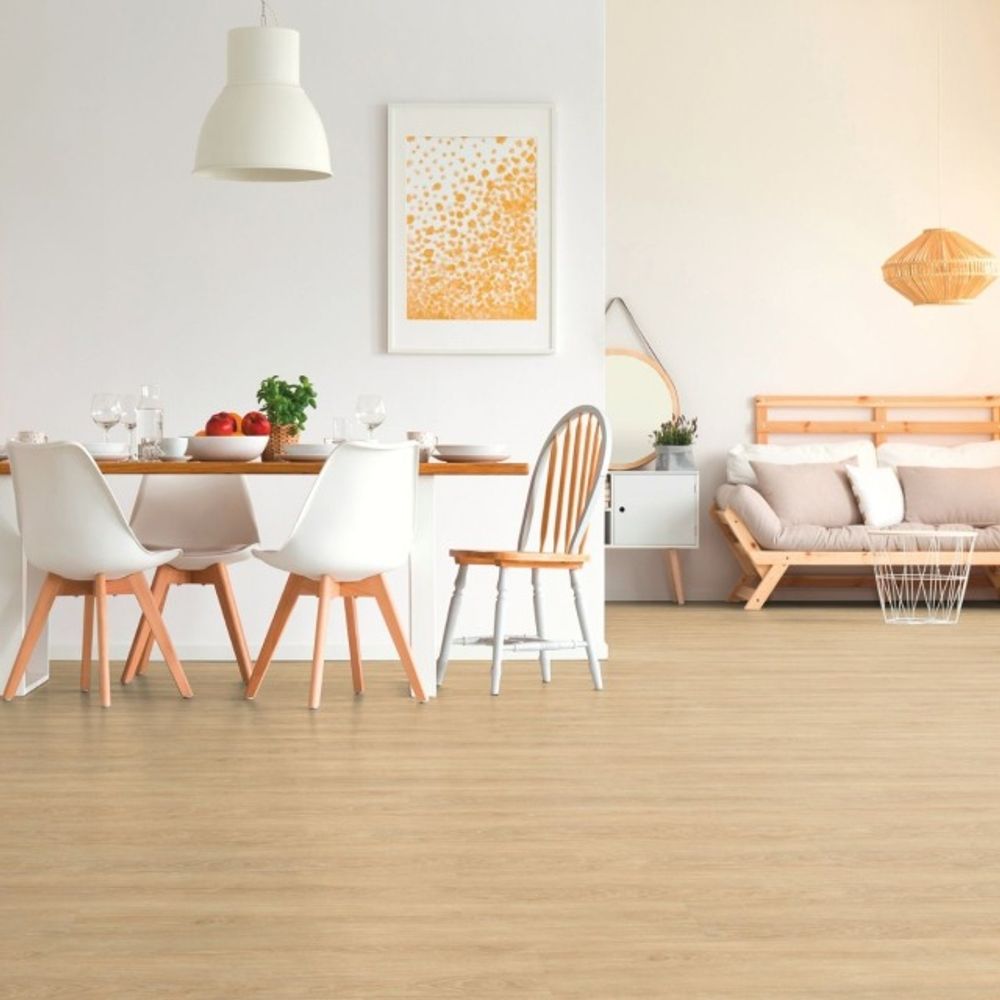 BodenBrüder No. 124 - buche hell - Vinyl- Designboden kleben  Nutzschicht 0,3 mm