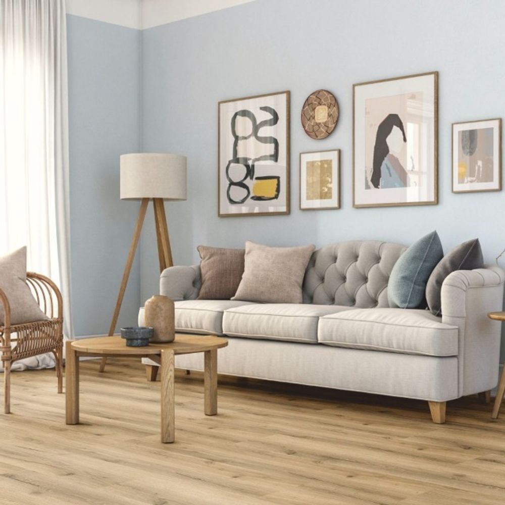 BodenBrüder No. 134 - eiche toffeebraun - Vinyl- Designboden kleben  Nutzschicht 0,3 mm