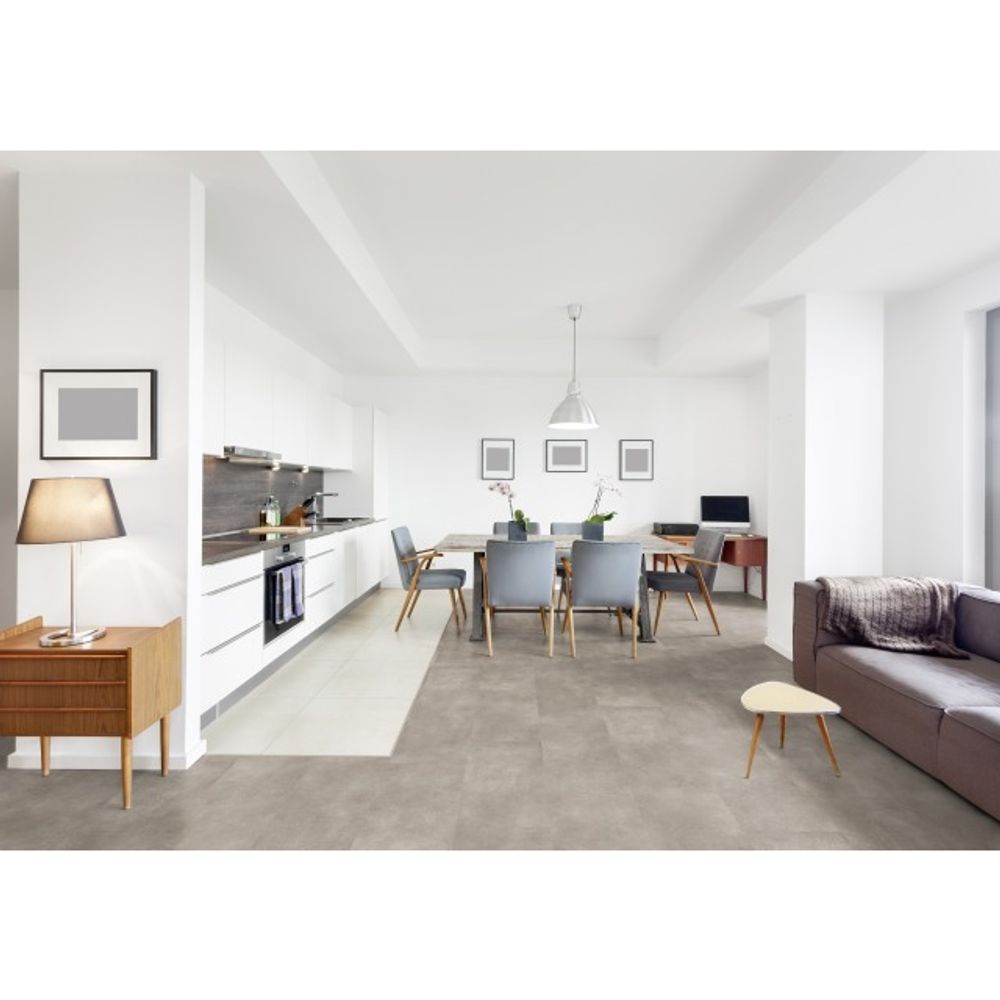 BodenBrüder Nr. 71 - Klick-Vinyl-Designbelag Fliesen-Optik Wohnbereich 0,3 mm Nutzschicht