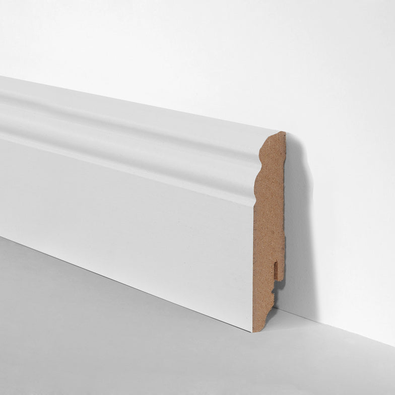 MDF Sockelleiste Hamburger Profil - 80 mm