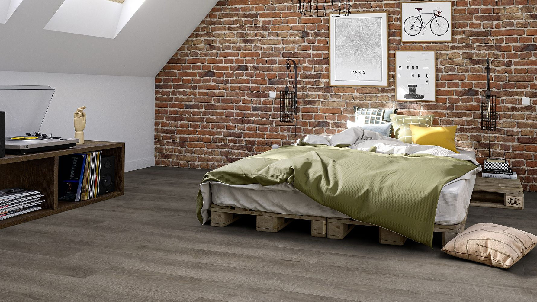 Tarkett iD Inspiration Click Ultimate 30 Antik Oak Dark Grey