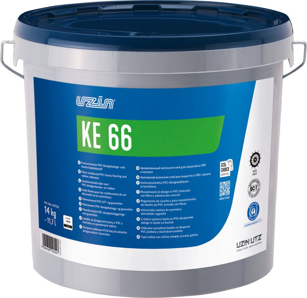 Uzin KE 66 Faserarmierter Dispersionsklebstoff 14kg