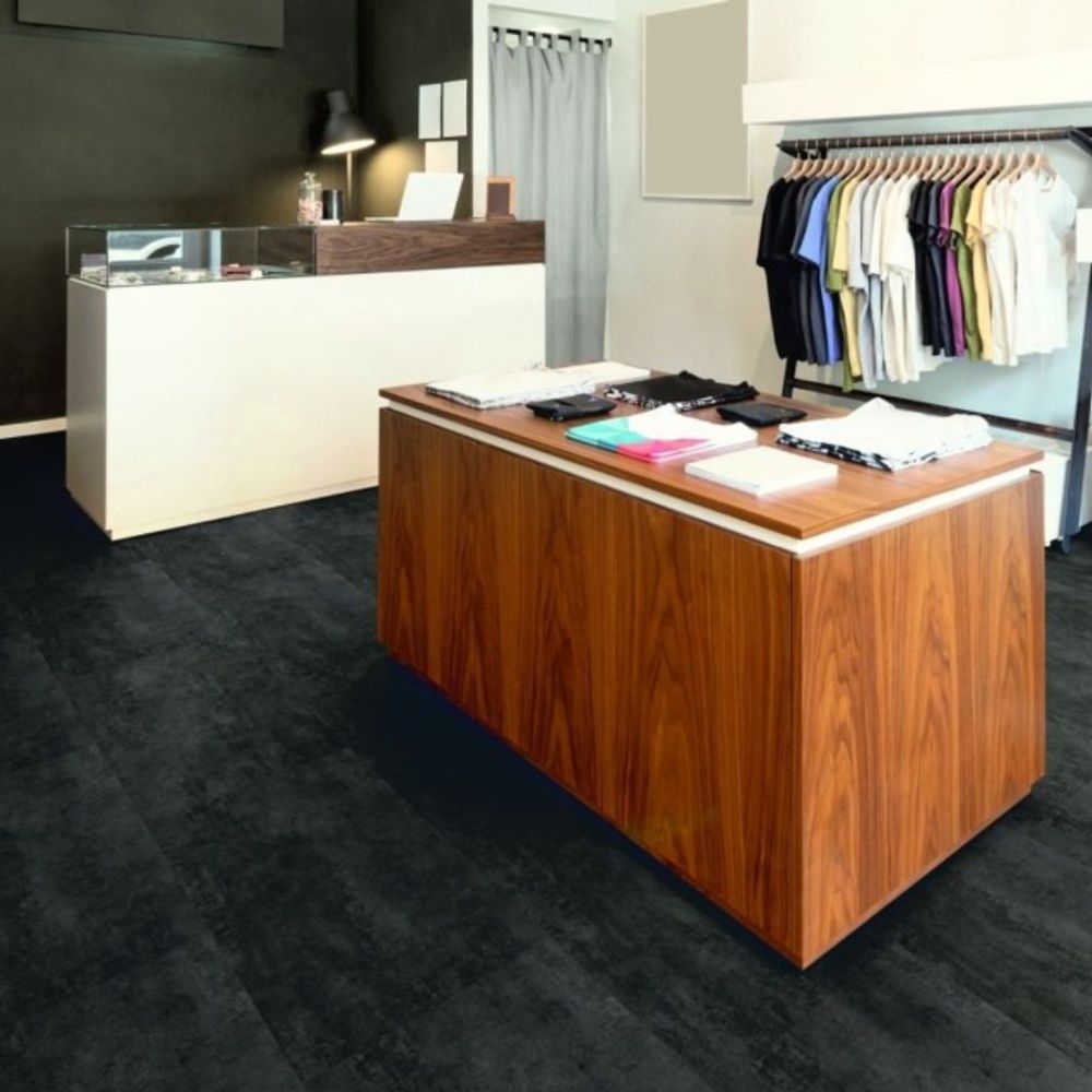 BodenBrüder No. 111 - Vinyl- Designboden kleben  Nutzschicht 0,55 mm Fliesen-Optik