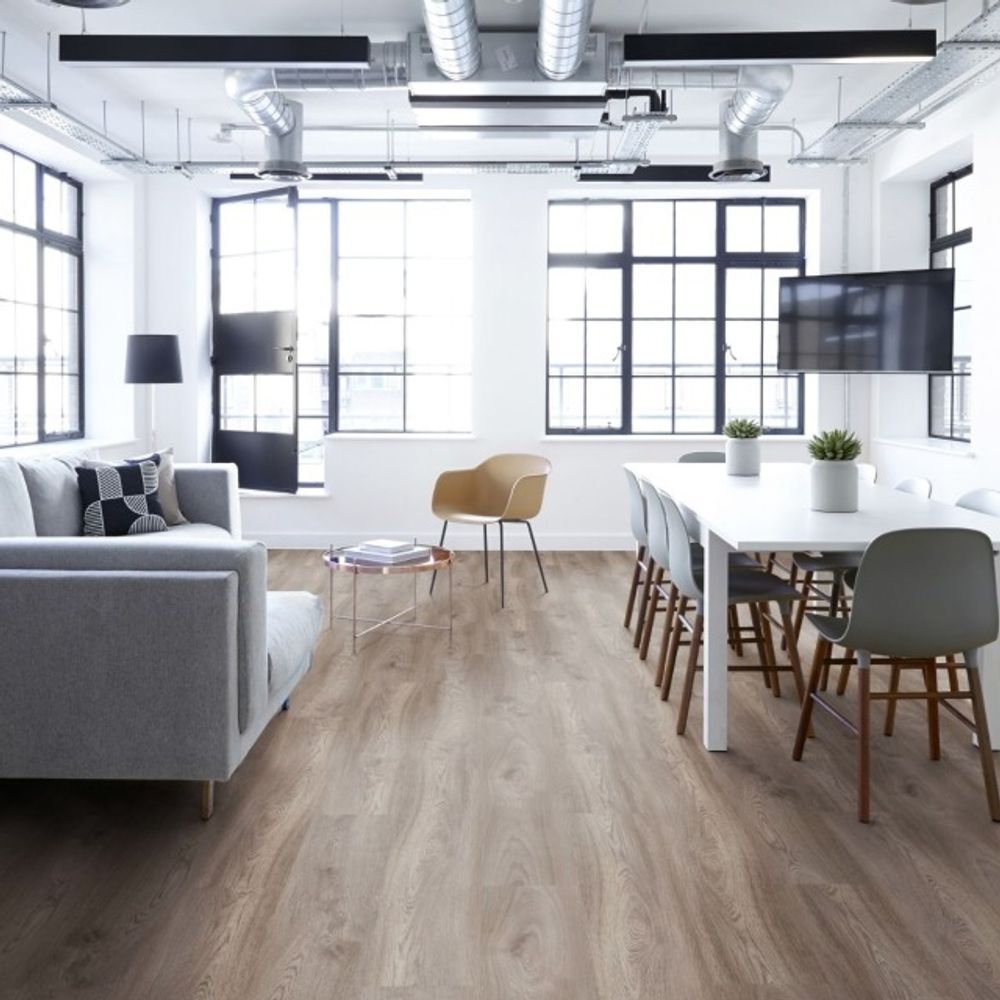 BodenBrüder No. 135 - eiche toftgrau - Vinyl- Designboden kleben  Nutzschicht 0,3 mm